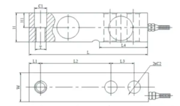 ⚙️ Keli SQB 2 Ton Yük Hücresi – Endüstriyel Güvenilirlik ve Hassasiyet