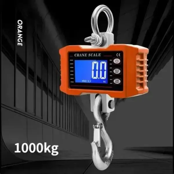 PLT Power Dijital Vinç Terazisi 1000 kg | Endüstriyel Tartım, LCD Ekranlı  Vinç Terazisi 1000 kg – PLT Power Marka, Kg/Lb Seçimli, LCD Ekranlı  PLT Power Dijital Vinç Baskülü – 1 Ton Kapasiteli Tartım Cihazı