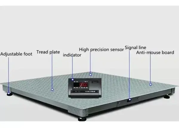 Elektronik Platform Tartı / Küçük Zemin Terazisi – Gebze Tartı 1500 kg 500 gr