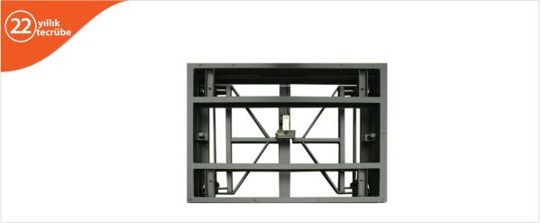 TEM 120x120 cm 1500 Kg 500 Gr Hassasiyetli Çelik Elektronik Baskül – Darbelere Dayanıklı Elektromekanik Yapı